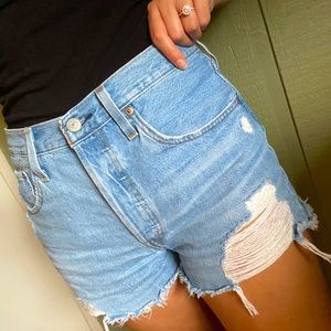 Levi’s 501 original denim shorts